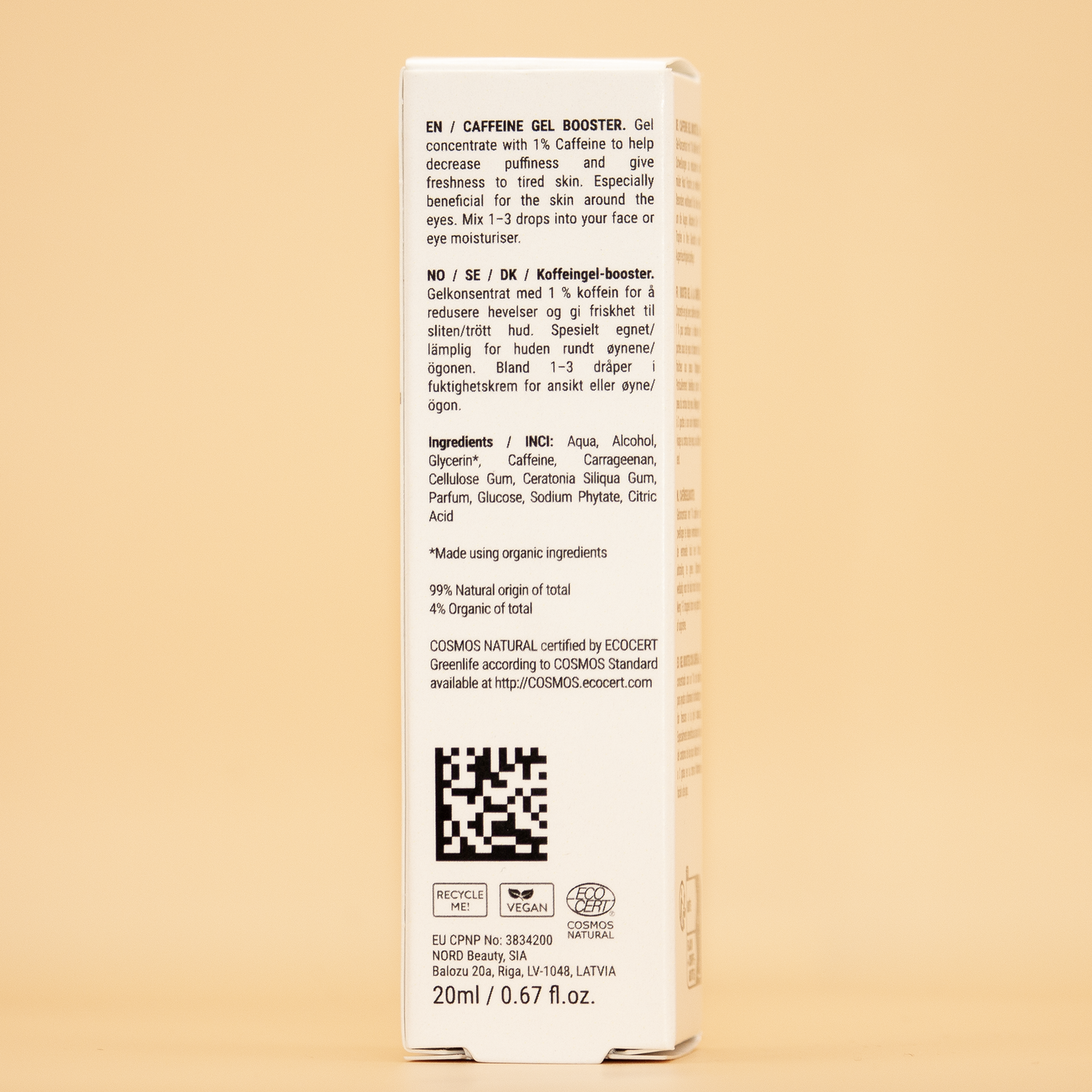 Caffeine Gel Booster